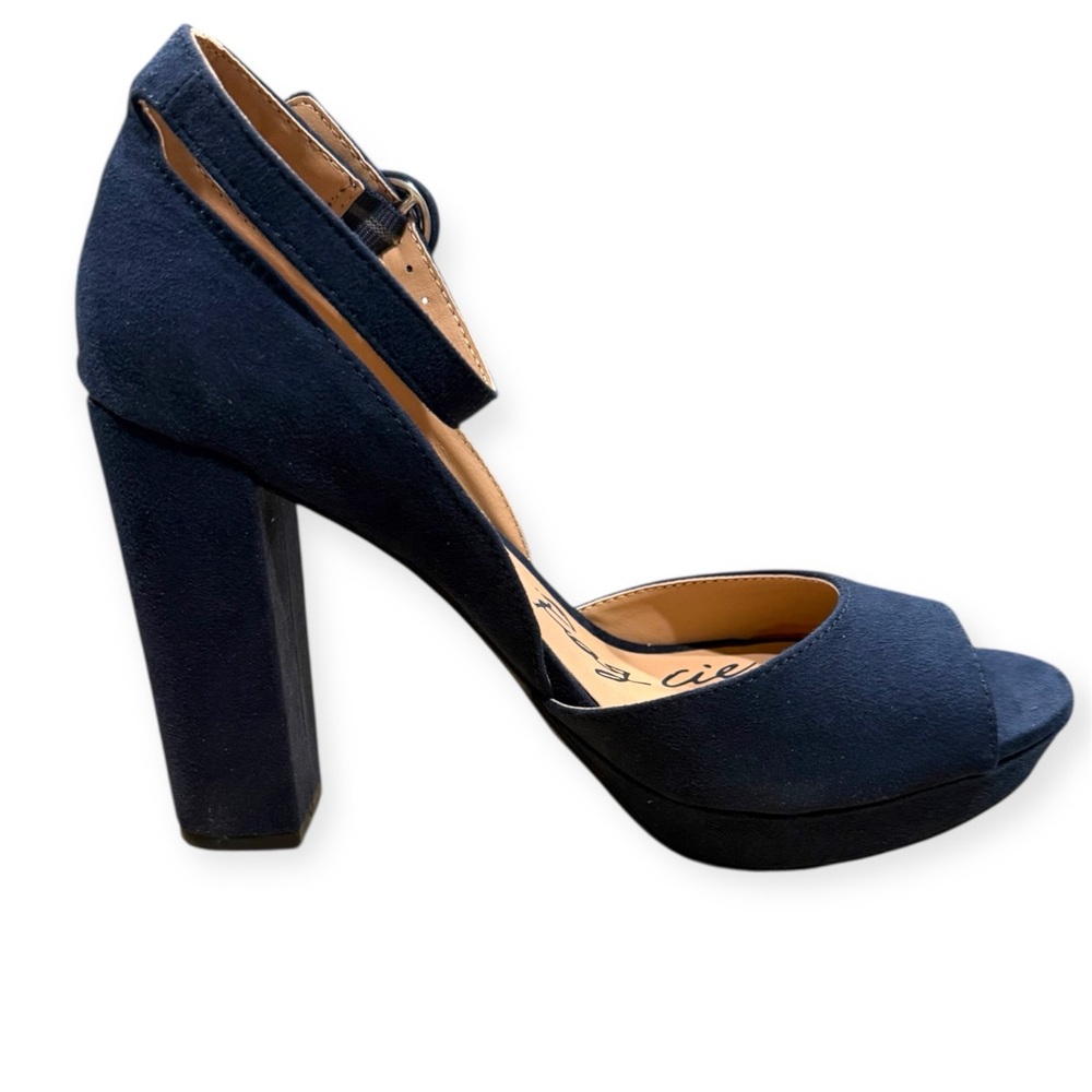 American Rag Cie Reeta Navy Blue Suede Women's Heels